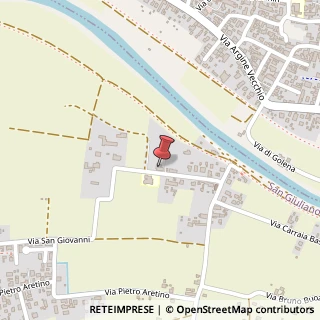 Mappa Via San Giovanni Arena Metato, 71, 56017 San Giuliano Terme, Pisa (Toscana)
