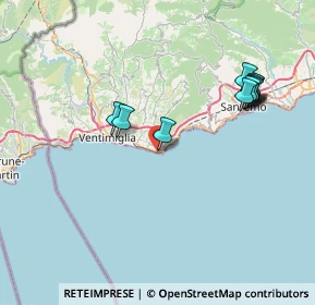 Mappa Lungomare Argentina, 18012 Bordighera IM, Italia (8.02545)