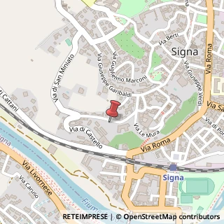 Mappa Via del Castello, 47D, 50058 Signa, Firenze (Toscana)