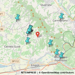 Mappa Via Piemonte, 50059 Vinci FI, Italia (3.94167)