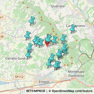 Mappa Via Piemonte, 50059 Vinci FI, Italia (3.14)