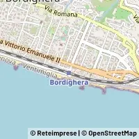 Kaart Bordighera