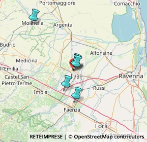 Mappa Via Enrico Fermi, 48022 Lugo RA, Italia (37.44909)