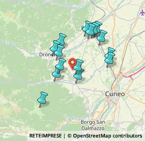 Mappa Unnamed Road, 12023 Dronero CN, Italia (6.16467)