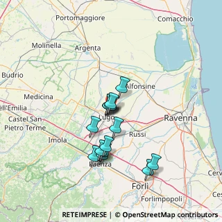 Mappa Via del pero, 48022 Lugo RA, Italia (11.178)