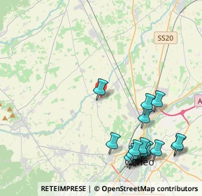 Mappa Via Borgetto, 12100 Cuneo CN, Italia (5.4045)