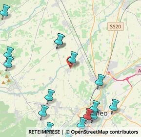 Mappa Via Borgetto, 12100 Cuneo CN, Italia (6.5915)