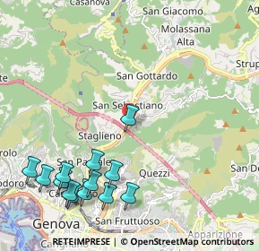 Mappa Lungo Bisagno Dalmazia 33 H r, 16100 Genova GE, Italia (2.65308)
