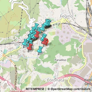 Mappa Via Forte Monte Guano, 16152 Genova GE, Italia (0.34815)