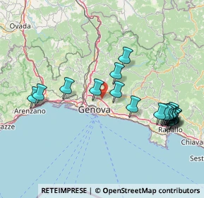 Mappa Passo Ponte Carrega, 16141 Genova GE, Italia (17.3925)