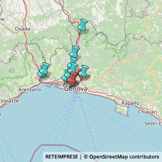 Mappa Passo Ponte Carrega, 16141 Genova GE, Italia (8.80417)