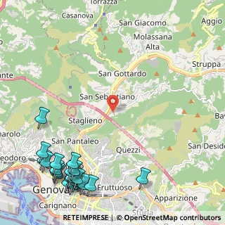 Mappa Passo Ponte Carrega, 16141 Genova GE, Italia (3.399)