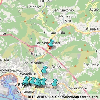 Mappa Passo Ponte Carrega, 16141 Genova GE, Italia (3.20455)