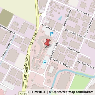 Mappa Via del Commercio, 4, 40023 Castel Guelfo di Bologna, Bologna (Emilia Romagna)
