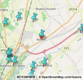 Mappa Via Pollino n. 4 - Fraz, 12100 Cuneo CN, Italia (3.16286)