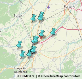 Mappa Via Pollino n. 4 - Fraz, 12100 Cuneo CN, Italia (6.36083)
