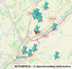 Mappa Via Pollino n. 4 - Fraz, 12100 Cuneo CN, Italia (3.99)