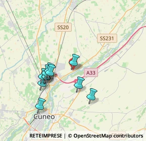 Mappa Via Pollino n. 4 - Fraz, 12100 Cuneo CN, Italia (3.34182)