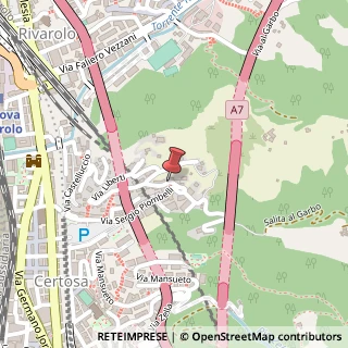 Mappa Via piombelli 22/a, 16100 Genova, Genova (Liguria)