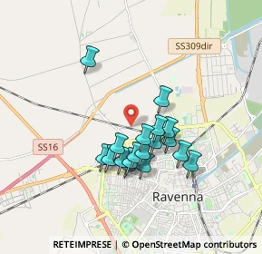 Mappa Via S. Sebastiano, 48123 Ravenna RA, Italia (1.41833)