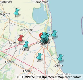Mappa Via S. Sebastiano, 48123 Ravenna RA, Italia (9.74077)