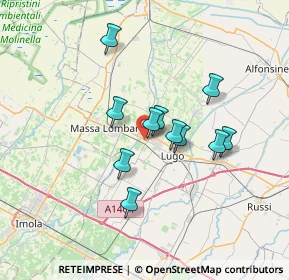 Mappa Largo L. Garotti, 48020 Sant'Agata sul Santerno RA, Italia (5.48273)