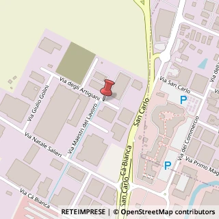 Mappa Via degli Artigiani, 20, 40024 Castel San Pietro Terme, Bologna (Emilia Romagna)