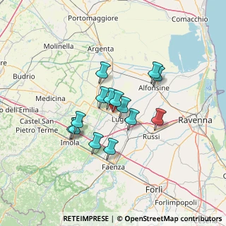 Mappa Via Rambaldo Jacchia, 48022 Lugo RA, Italia (10.27143)