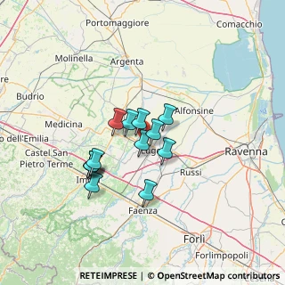 Mappa Via Rambaldo Jacchia, 48022 Lugo RA, Italia (10.19846)