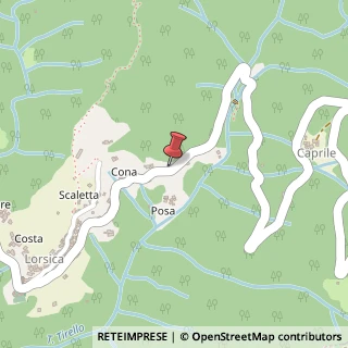 Mappa Via Cona, 94, 16045 Lorsica, Genova (Liguria)