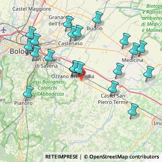 Mappa Via San Pietro, 40064 Ozzano dell'Emilia BO, Italia (9.808)