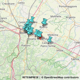 Mappa Via San Pietro, 40064 Ozzano dell'Emilia BO, Italia (11.389)