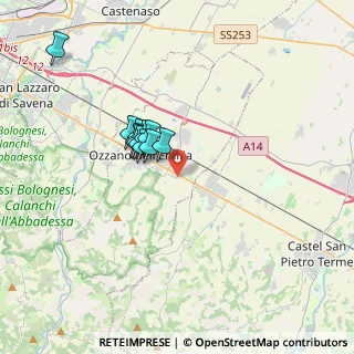 Mappa Via San Pietro, 40064 Ozzano dell'Emilia BO, Italia (2.68818)