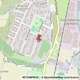 Mappa Via Altopiano, 17, 40037 Sasso Marconi, Bologna (Emilia Romagna)