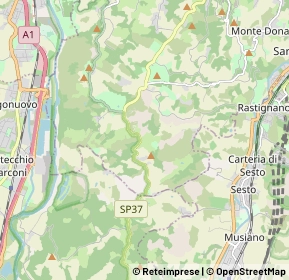 Mappa Via di Sabbiuno, 40136 Bologna BO, Italia (1.58571)