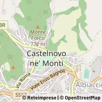 Mapa Castelnovo Ne' Monti