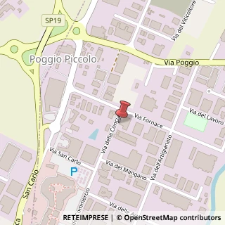 Mappa Via della Concia, 1, 40023 Castel Guelfo di Bologna, Bologna (Emilia Romagna)