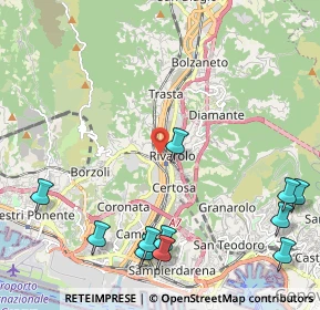 Mappa Via Trenta Giugno, 16161 Genova GE, Italia (2.92909)
