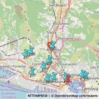 Mappa Via Trenta Giugno, 16161 Genova GE, Italia (2.62083)