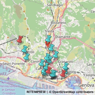 Mappa Via Trenta Giugno, 16161 Genova GE, Italia (2.3045)