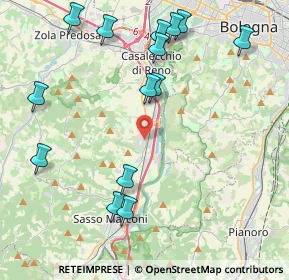 Mappa 40037 Borgonuovo BO, Italia (4.93071)