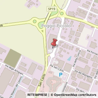 Mappa Via San Carlo, 1, 40023 Castel Guelfo di Bologna, Bologna (Emilia Romagna)