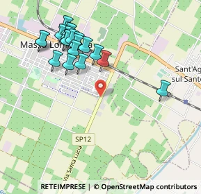 Mappa Via Santa Lucia, 48024 Massa Lombarda RA, Italia (1.063)