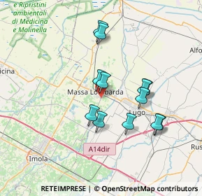 Mappa Via Santa Lucia, 48024 Massa Lombarda RA, Italia (6.275)