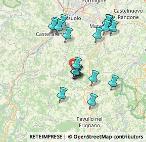 Mappa Via Piave, 41028 Serramazzoni MO, Italia (7.1735)