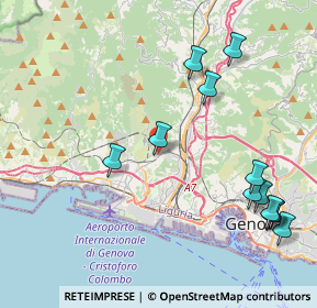 Mappa Via Militare di Borzoli, 16153 Genova GE, Italia (4.91833)