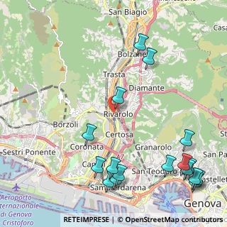 Mappa Via Al Ponte Polcevera, 16161 Genova GE, Italia (2.97059)