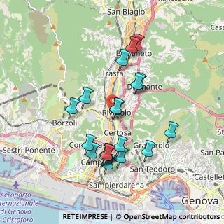 Mappa Via Al Ponte Polcevera, 16161 Genova GE, Italia (1.7975)