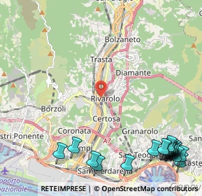 Mappa Via Al Ponte Polcevera, 16161 Genova GE, Italia (3.446)