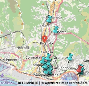 Mappa Via Al Ponte Polcevera, 16161 Genova GE, Italia (2.83375)